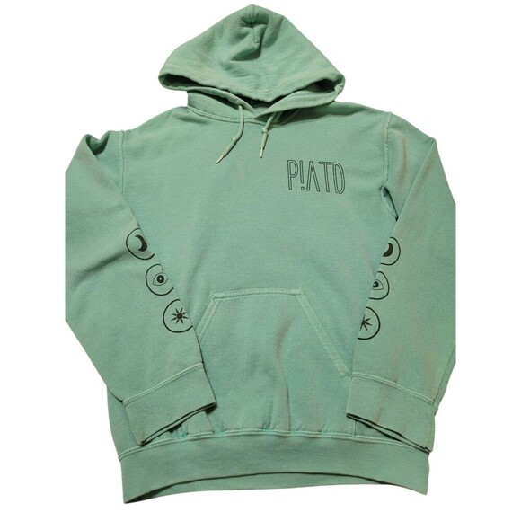 Panic! At the Disco Sz S Concert Sweatshirt Pullover Hoodie 2018 Turquoise/blue - Picture 1 of 7